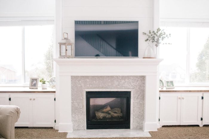 A photo of a our family room.